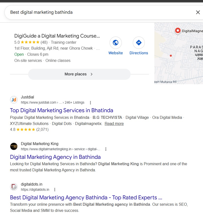 Digital Dots SEO Ranking 2