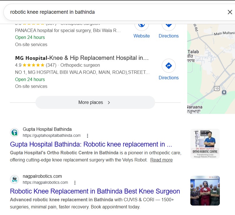 Dr Nagpal SEO Ranking